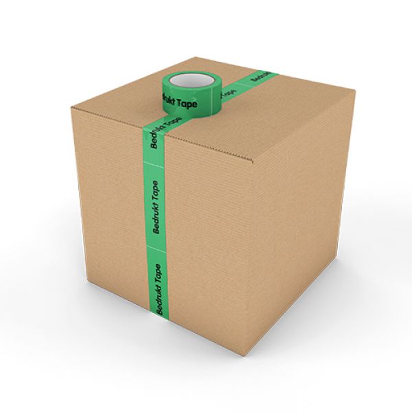 36x rollen bedrukte pvc tape met jouw logo of bedrijfsnaam (36 st) drukken