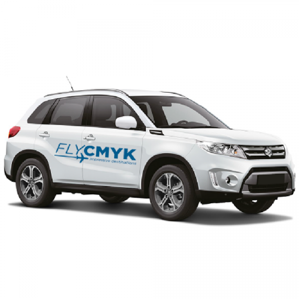Belettering op auto drukken