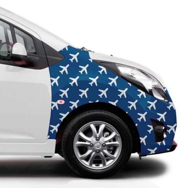 Carwrap folie op maat - maak reclame op je voertuig met zelf ontworpen folie drukken