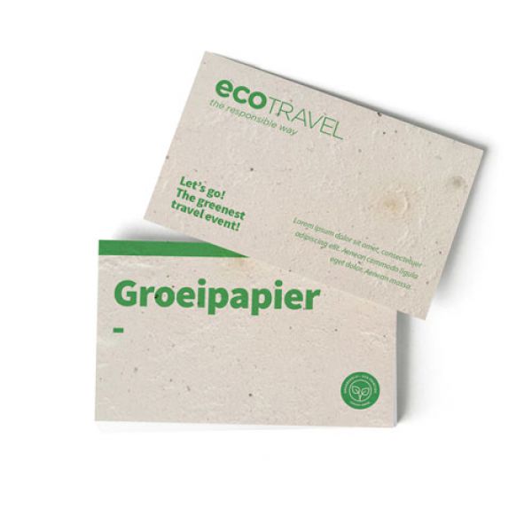 Groeipapier flyers bedrukken (50 st) drukken