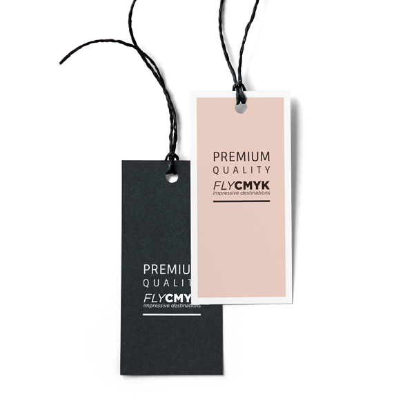25x hangtags bestellen met koord - handige productlabels (50 st) drukken