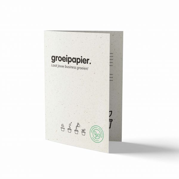 100x groeipapier kaarten - unieke kaarten of uitnodigingen voorzien van bloemenzaadjes (100 st) drukken