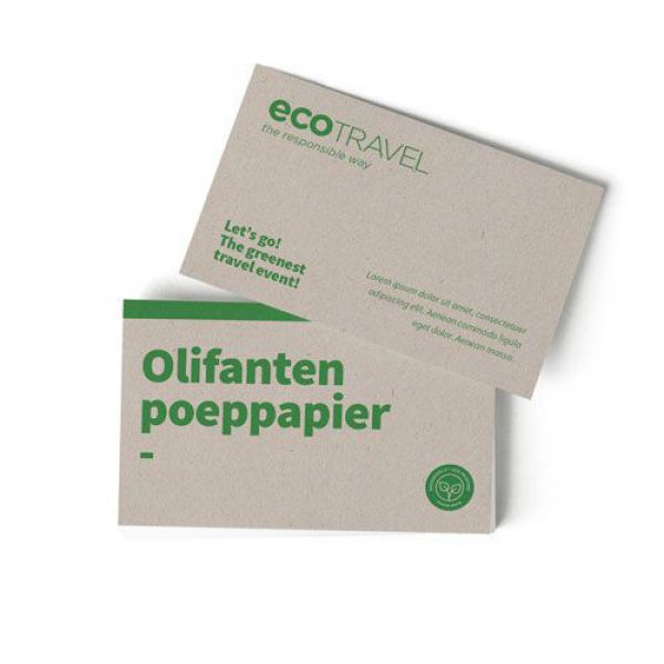 25x olifantenpoep papier bedrukken - geurloos en duurzaam papier (25 st) drukken