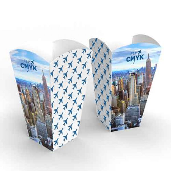 100x popcornbakjes met logo - popcornbakjes bedrukken (100 st) drukken