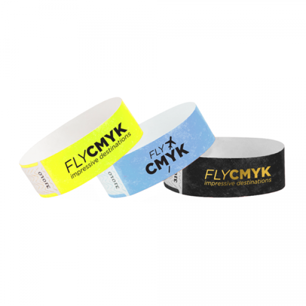 100x tyvek polsbandjes - gepersonaliseerd & snel geleverd (100 st) drukken