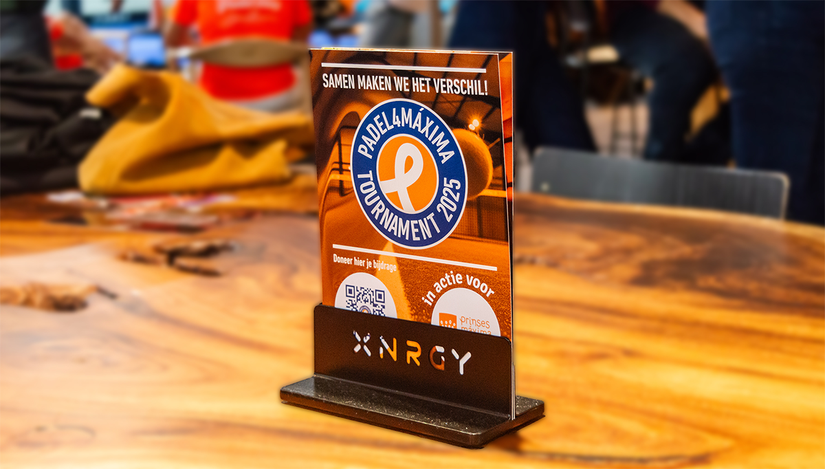 Flyers sponsoring scannen liedjes maxima fonds