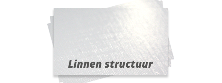 Linnenlaminaat toont linnen structuur laminaat op kaartje.