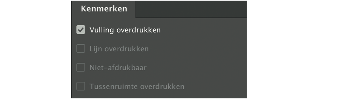 overdruk instellen dekwit adobe