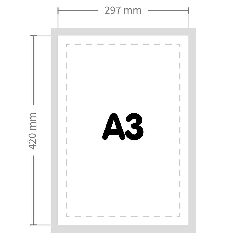 zomer Kast ik ben trots A3 formaat | Papierformaten | Drukbedrijf.