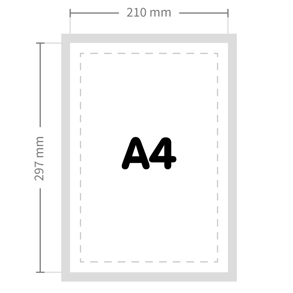 buste Implicaties toewijzing A4 formaat | Papierformaten | Drukbedrijf.
