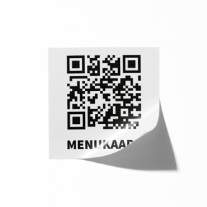 QR code sticker