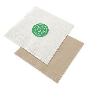 Duurzame servetten met logo